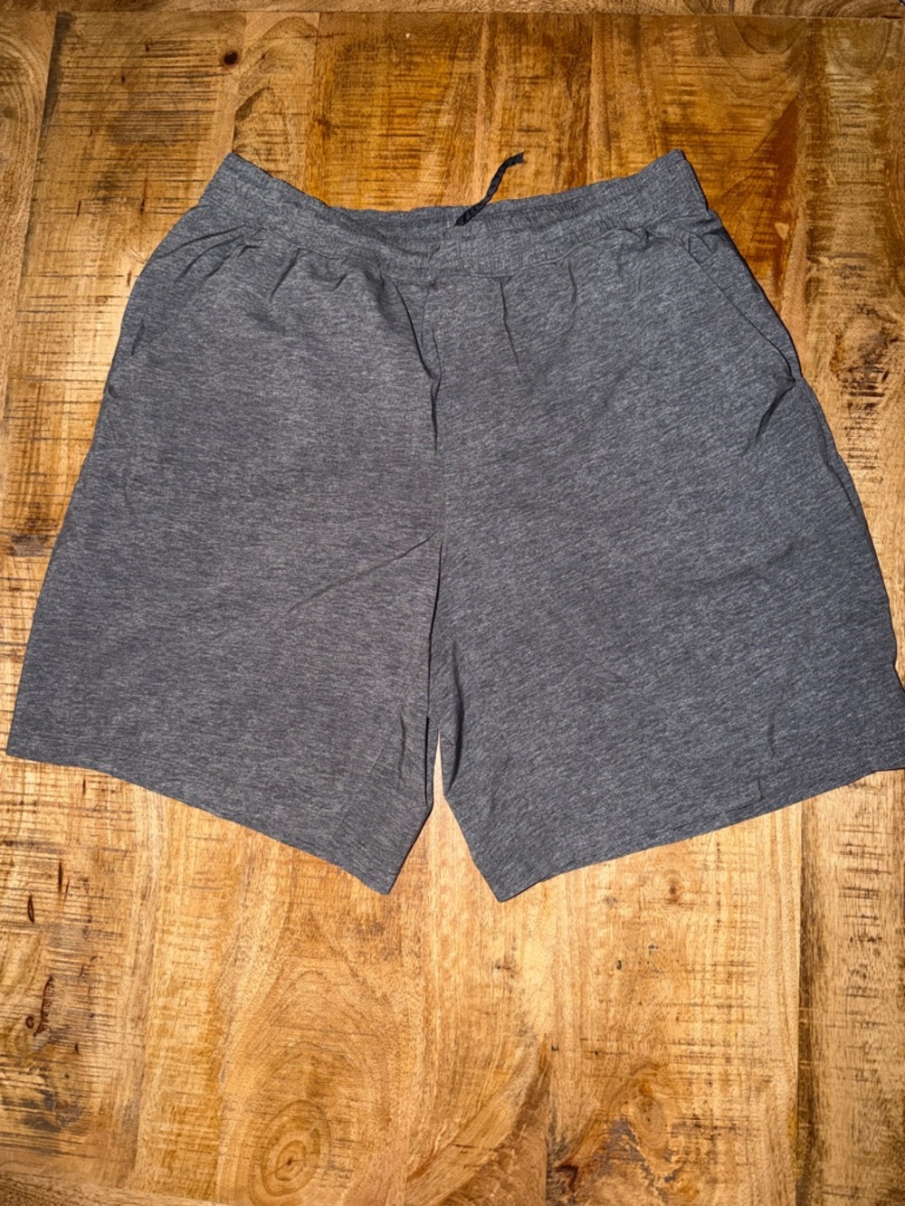 lululemon athletica Black Shorts with Gray Waistband
